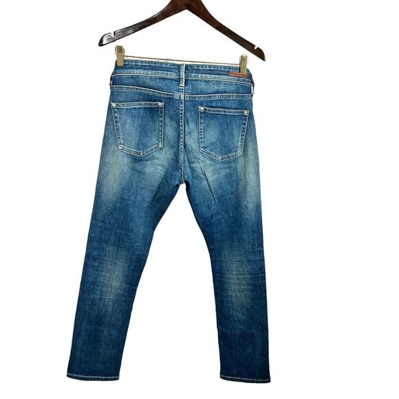 Pilcro and the Letterpress Parallel Straight Jeans Sz 29 Stretch Distressed - Picture 9 of 10